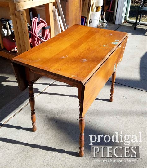 farmhouse drop leaf table updated prodigal pieces