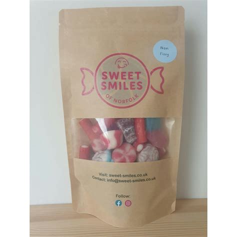 Sweet Smiles Non Fizzy Mix Sweet Pouch 200g Jarrolds Norwich