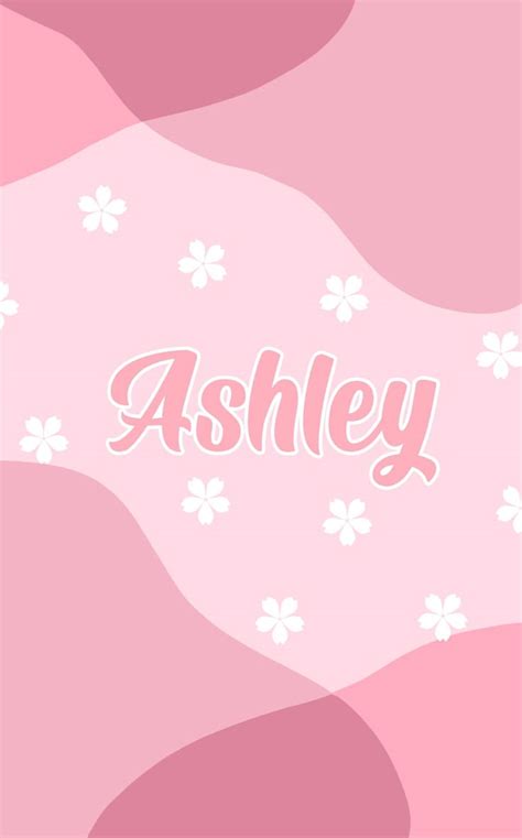 Fondo Pink Ashley Name Iphone Background Wallpaper Crafts With Hot Glue