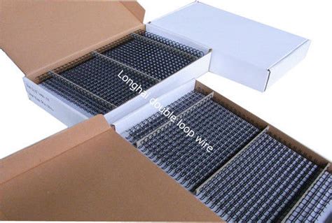 double loop wire nylon coated     size range environment