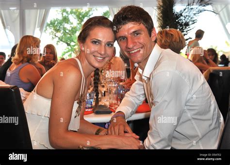 Germany International Thomas Mueller And His Wife Lisa Attend The Chio