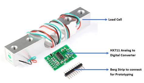 1kg Load Cell With Hx711 Ad Weight Sensor Module Quartzcomponents