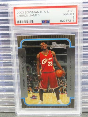 Bowman Rookies Stars Lebron James Rookie Rc Psa