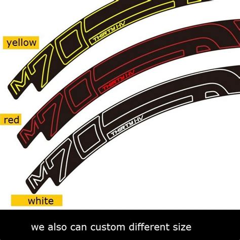 Enve M70 Hv Wheel Rim Sticker For Mountain Bike Mtb Bicycle Cycling