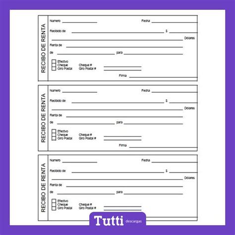 Recibo De Alquiler Para Imprimir Pdf Image To U Hot Sex Picture