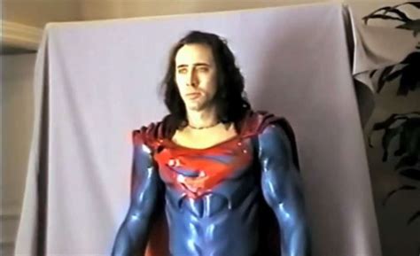 Nicolas Cage Superman Costume Test Revealed