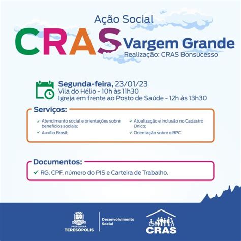 A O Social Atendimento Itinerante Do Cras Bonsucesso Estar Em Vargem