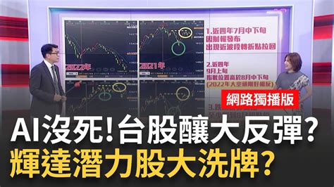 台股跌勢近尾聲過去四年財報完醞釀一波反彈 台幣貶勢見壓力相較韓元相對強 台股回升助力｜陳斐娟 主持｜20230823｜ 關我