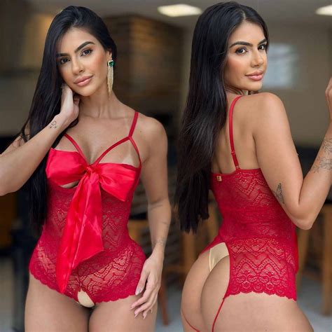 Body Sexy Transparente Aberto La O Lingerie Feminina Sensual Shopee Brasil