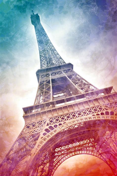 Modern Art Eiffel Tower 21 Photograph By Melanie Viola Pixels