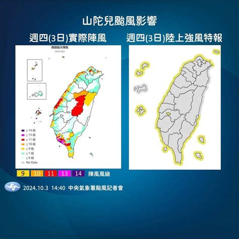 山陀兒最快傍晚轉輕颱 預估明天才降熱帶性低氣壓 生活 自由時報電子報