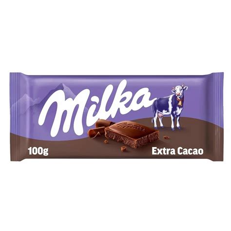 Milka Milk Chocolate Bar With Extra Cocoa Bar 100gm At 185 Piece