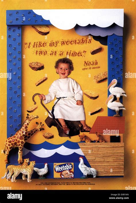 1990s Uk Weetabix Magazine Advert Stock Photo Alamy