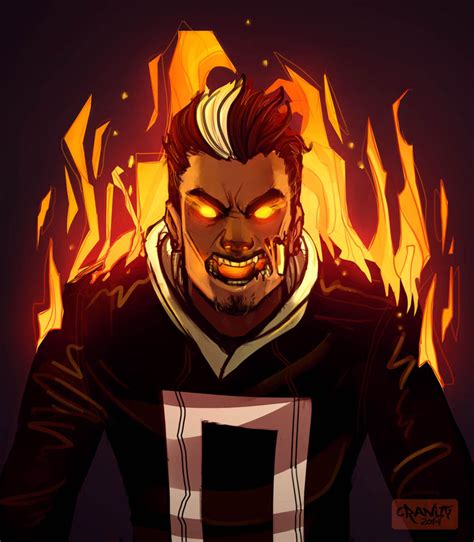 All New Ghost Rider Robbie Reyes By Cranity On Deviantart