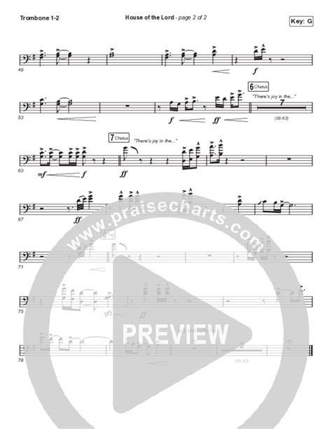 House Of The Lord Choral Anthem Satb Trombone Sheet Music Pdf Phil