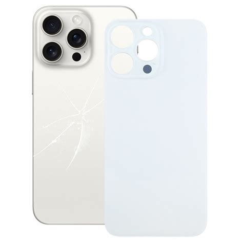 Easy Replacement Big Camera Hole Glass Back Battery Cover For Iphone