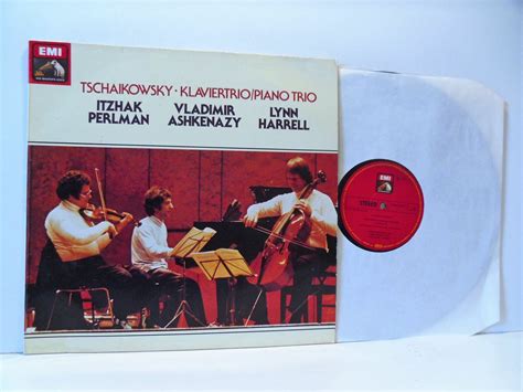 ASHKENAZY PERLMAN HARRELL Tchaikovsky Piano Trio LP EX VG ASD 4036