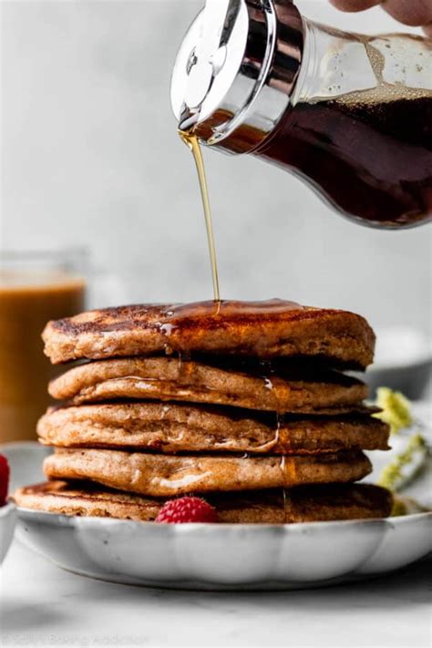 Whole Wheat Pancakes Recipe Sally S Baking Addiction