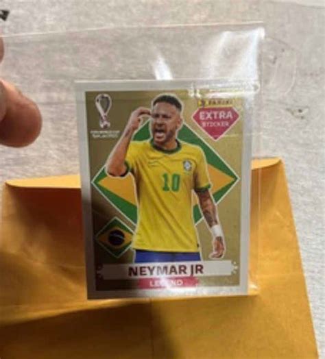 Figurinha Neymar Legends Gold Mercadolivre 📦