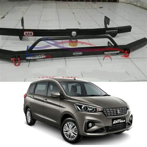 Jual Paket Towing Tanduk Bemper Depan Belakang ARB Besi All New Ertiga