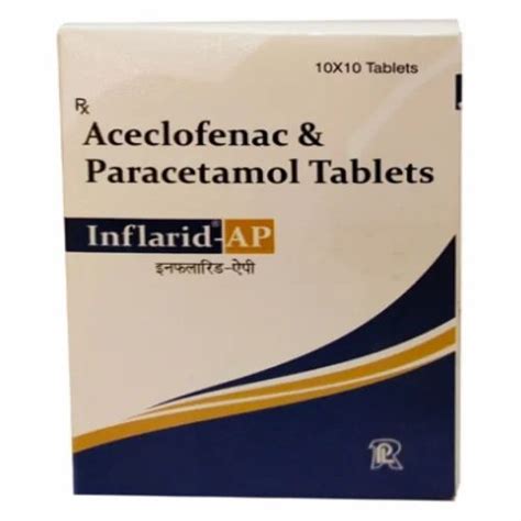 Aceclofenac And Paracetamol Tablets At Rs Box Aceclofenac