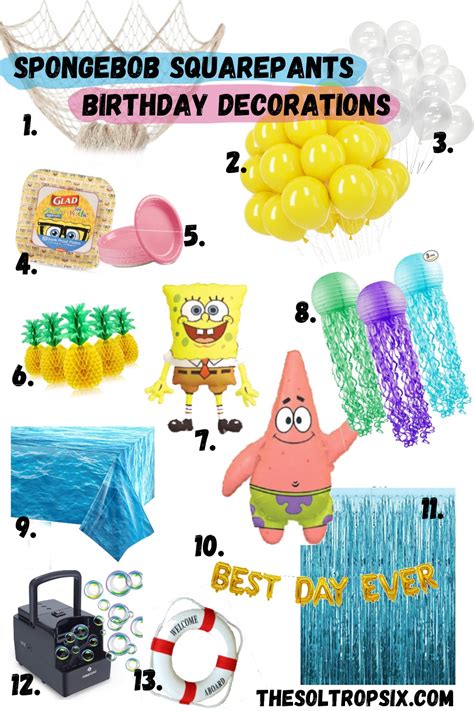 Spongebob Birthday Party Food Artofit