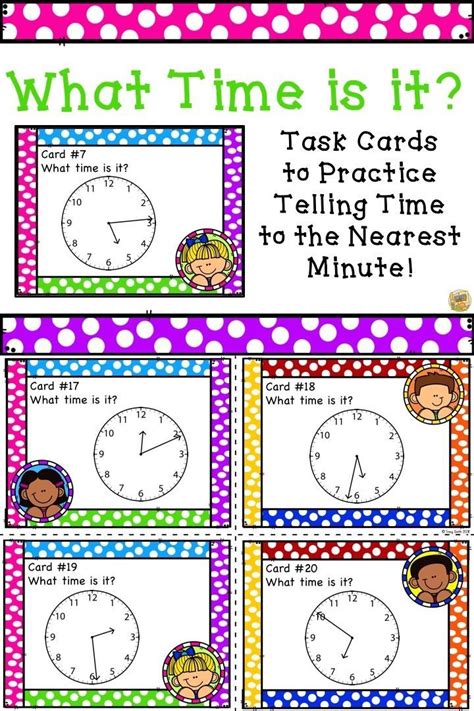 Telling Time To The Nearest Minute Worksheets