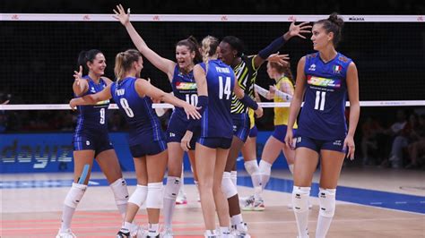 Italy Beat Brazil 3 0 To Win Volleyball Women’s Nations League