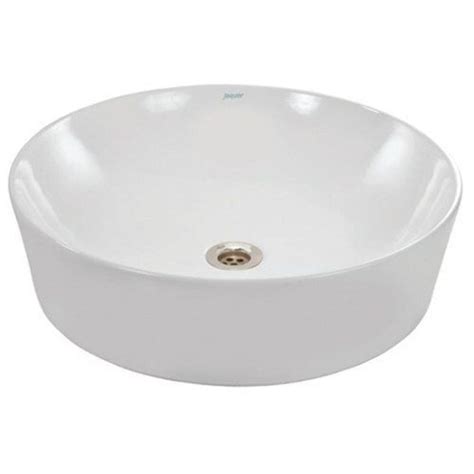 Smooth Fine Finish And Highly Durable Round Ceramic Table Top White