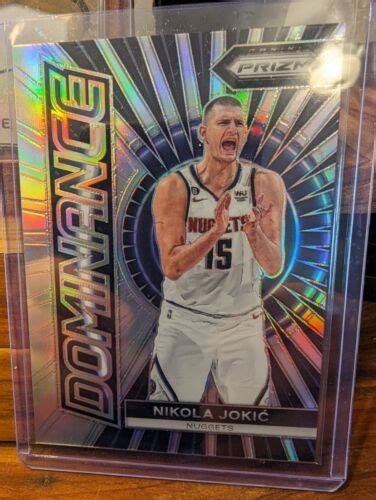 Nikola Jokic Panini Prizm Silver Prizm Dominance Denver