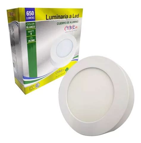 Artefacto Led W Redondo Para Aplicar Luz D A Luz C Lida Tipo De Luz