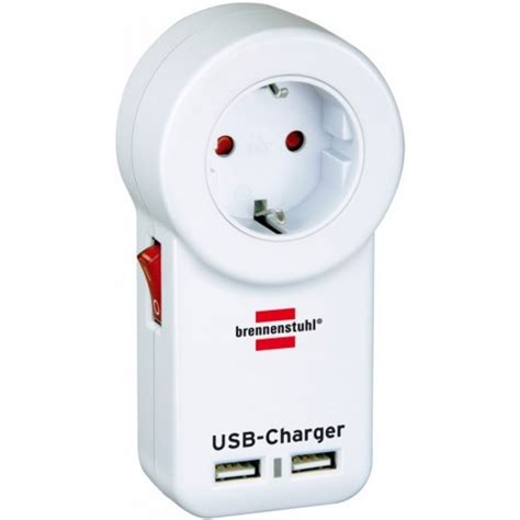 Переходник: 1 розетка + 2 USB-порта для зарядки электроприборов ...