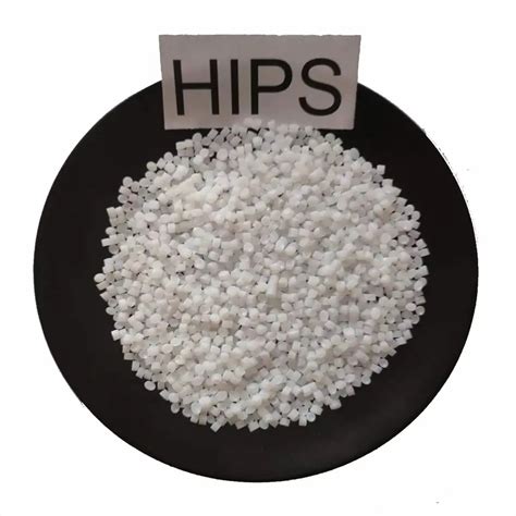 Heat Resistance High Impact Polystyrene White Pellets Raw Materials