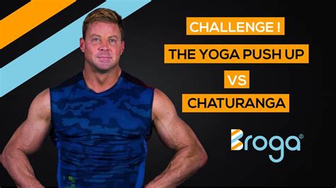 Broga Challenge The Yoga Push Up Chaturanga YouTube