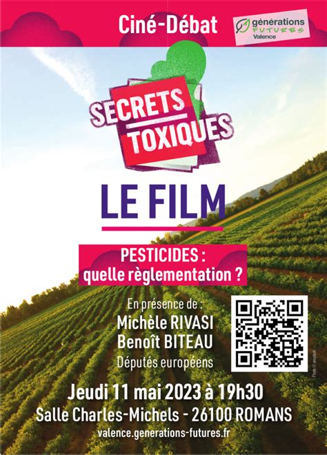 Ciné débat Secrets Toxiques Le Film le 11 mai à Romans 26 Valence