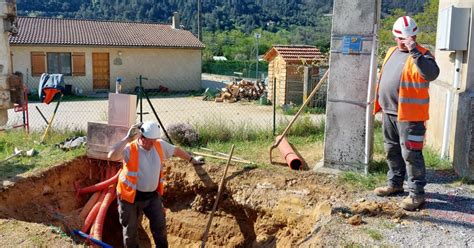 Dunière sur Eyrieux De nombreux travaux pour enfouir les lignes