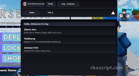 Arsenal Silent Aim Wallbang Aimbot Scripts Rbxscript