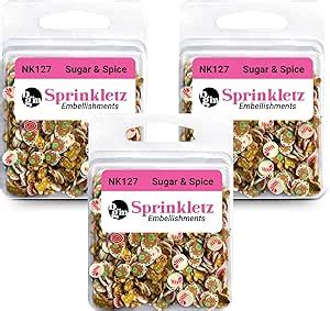 Amazon Buttons Galore Sprinkletz Embellishments For Crafts Tiny