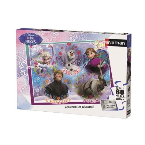 Puzzle 60 pièces Nathan Bienvenue au royaume d Arendelle Disney La