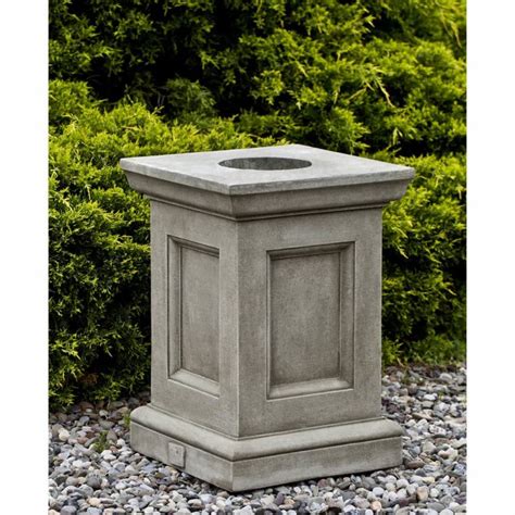 Paris Urn Outdoor Cast Stone Planter On Classic Pedestal Kinsey Garden Decor