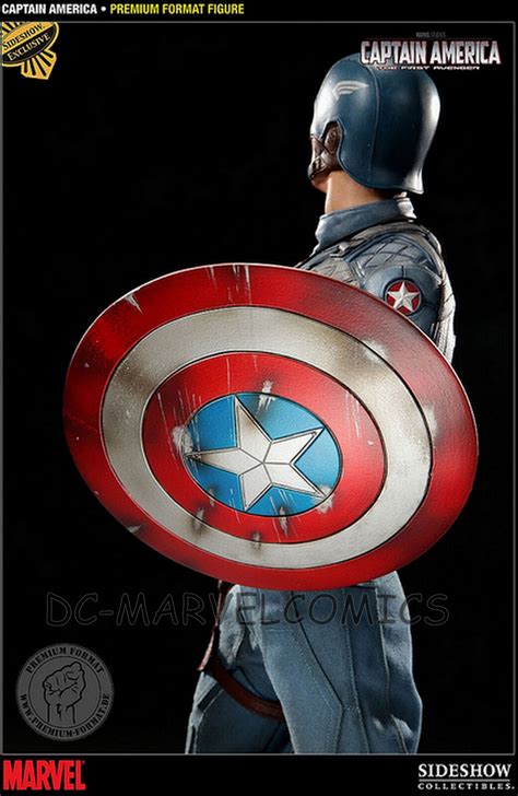 SIDESHOW CAPTAIN AMERICA PREMIUM FORMAT FIGURE EXCLUSIVE STATUE FIRST