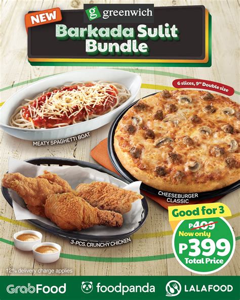 Greenwich Pizza Promos Barkada Sulit Bundle And Buy Get At Off