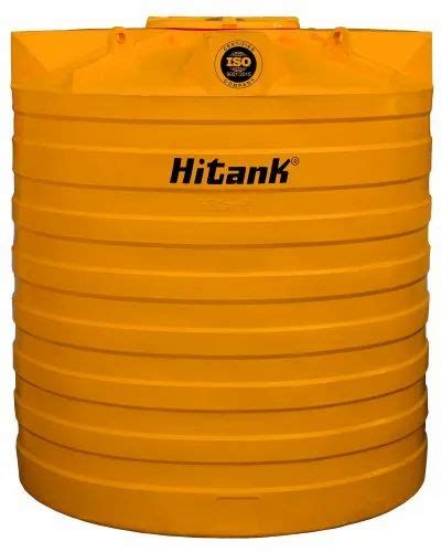 L Hitank Yellow Water Storage Tank At Rs Litre Plastic Water