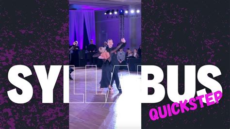 Beautiful Quickstep Mariya Usan Leonid Burlo Syllabus Ballroom