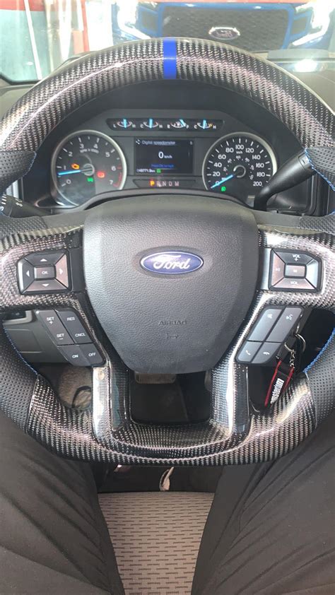 Ford F Carbon Fiber Custom Oem Steering Wheel Socal