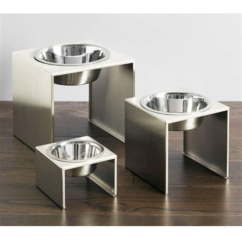 Stylish Raised Single Dog Bowl Stand Small Large Dog Best Elevated