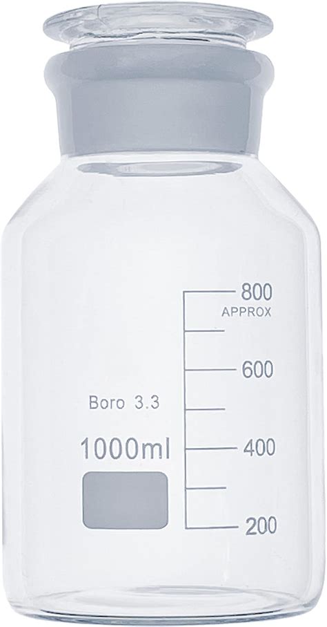 Amazon Eisco Ml Oz Glass Reagent Bottle With Acid Proof