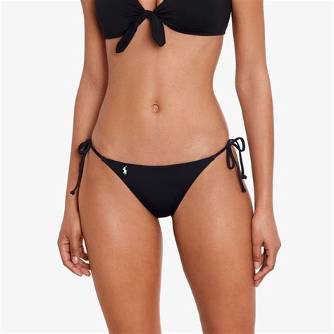 Bikinislip Signature Solids Zwart Polo Ralph Lauren La Redoute