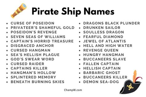 250 Popular Pirate Ship Names Inspired From Hollywood