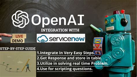 Servicenow Integration With Chatgpt Servicenow Integration Youtube